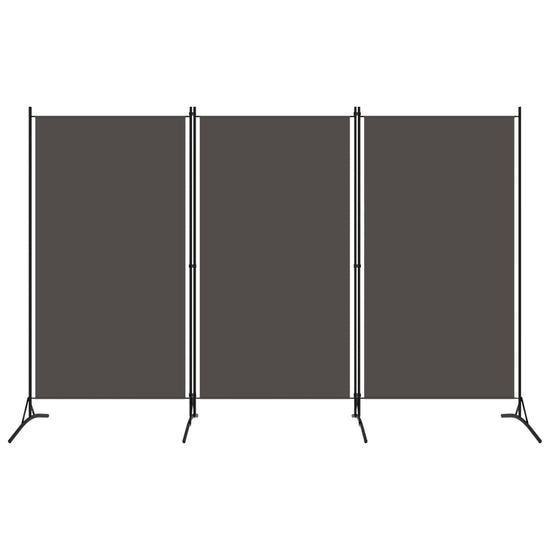 Kamerscherm met 3 panelen 260x180 cm antraciet MeubelReus