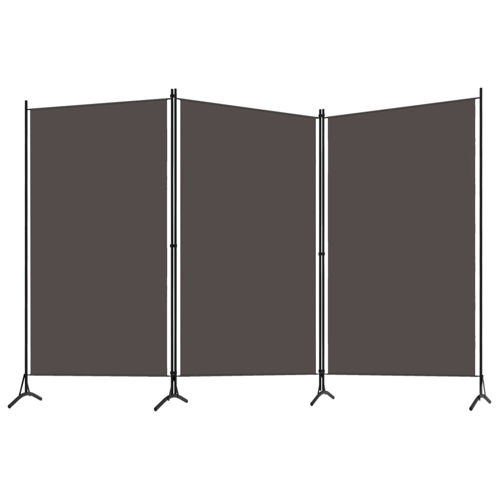 Kamerscherm met 3 panelen 260x180 cm antraciet MeubelReus