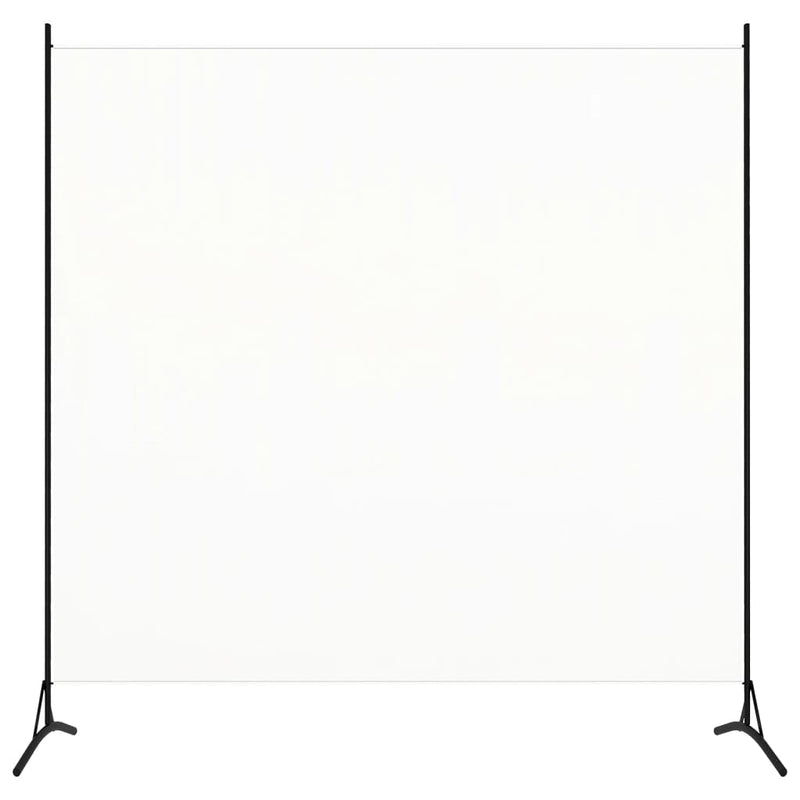 Kamerscherm met 1 paneel 175x180 cm crèmewit