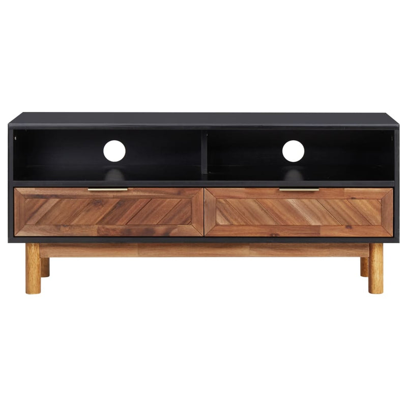 Tv-meubel 100x35x45 cm massief acaciahout en MDF MeubelReus