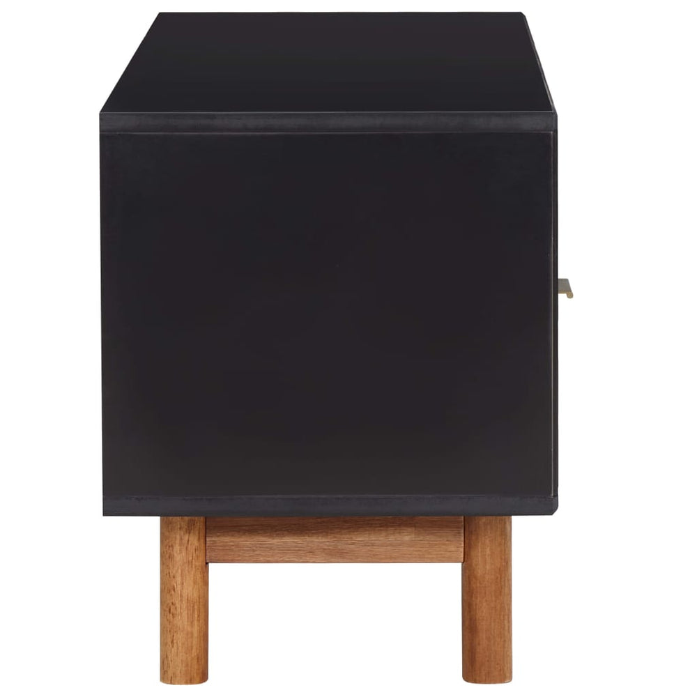Tv-meubel 100x35x45 cm massief acaciahout en MDF MeubelReus