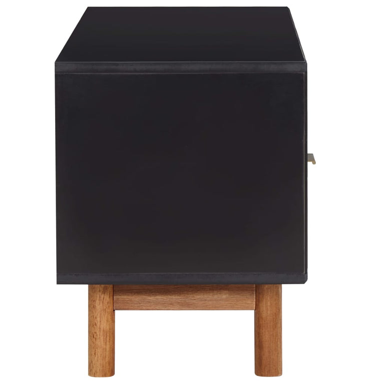Tv-meubel 100x35x45 cm massief acaciahout en MDF MeubelReus
