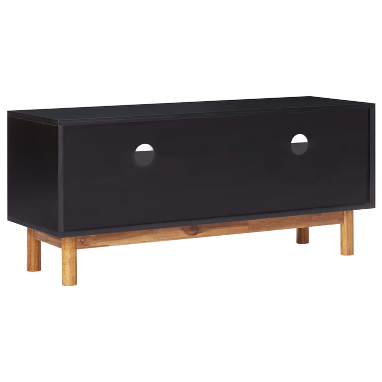 Tv-meubel 100x35x45 cm massief acaciahout en MDF MeubelReus