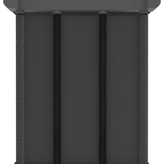 Kast met 4 vakken met boxen 69x30x72,5 cm stof grijs MeubelReus