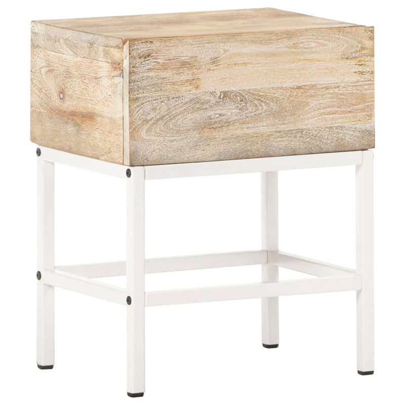 Nachtkastje 40x30x50 cm massief mangohout MeubelReus