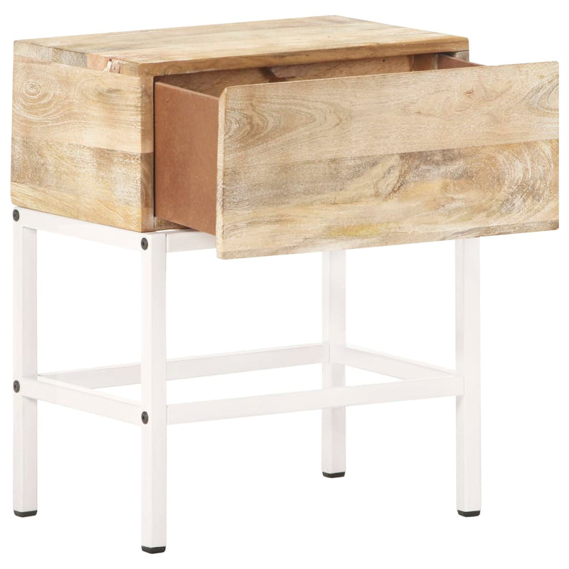 Nachtkastje 40x30x50 cm massief mangohout MeubelReus