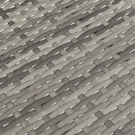 Tuinstoelen stapelbaar 4 st poly rattan grijs MeubelReus