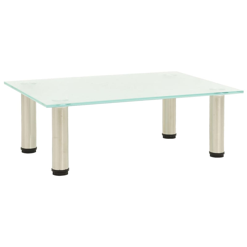 Tv-meubel 40x35x17 cm gehard glas mat