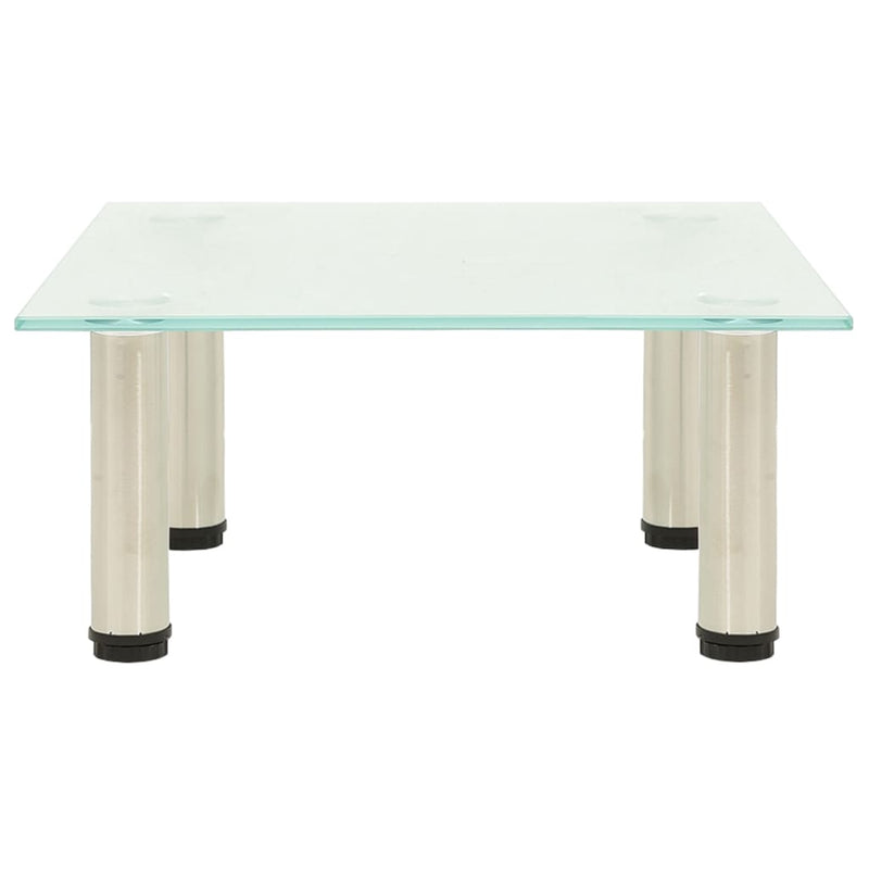 Tv-meubel 40x35x17 cm gehard glas mat