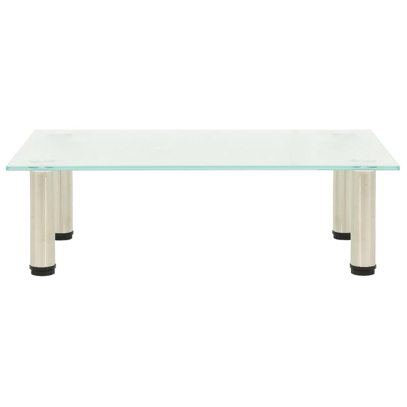 Tv-meubel 60x35x17 cm gehard glas mat