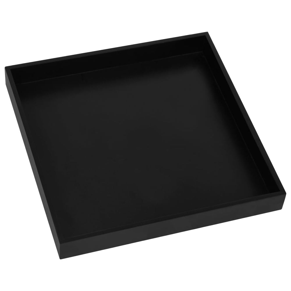 Bijzettafel 38x38x38,5 cm MDF zwart en goudkleurig MeubelReus