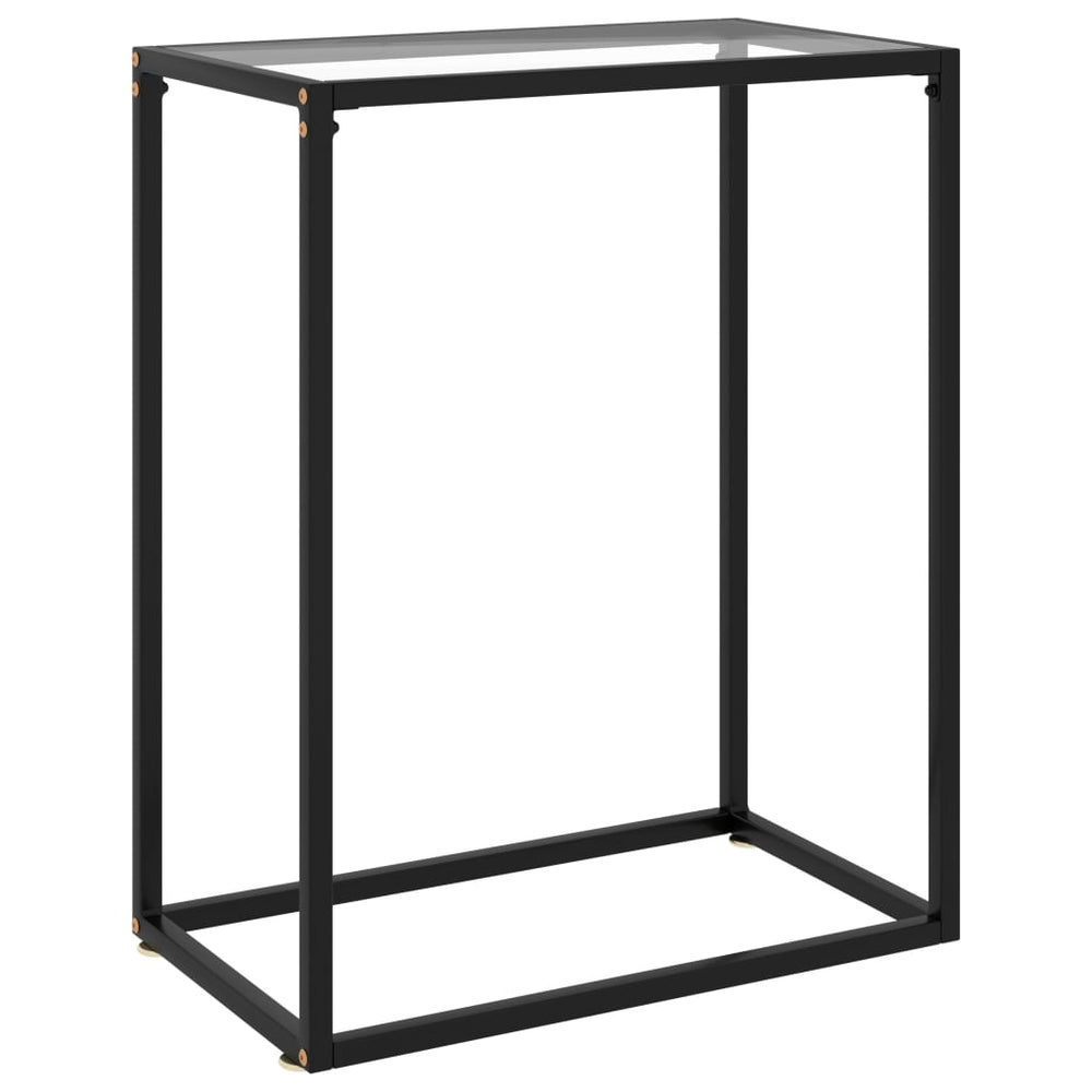 Wandtafel 60x35x75 cm gehard glas transparant MeubelReus