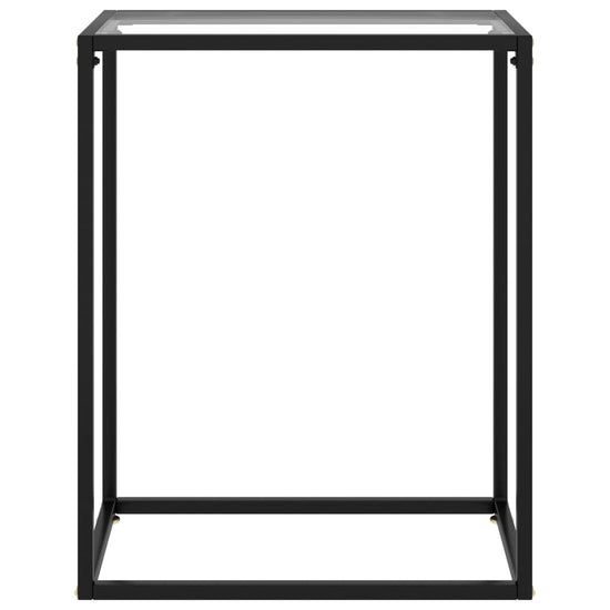 Wandtafel 60x35x75 cm gehard glas transparant MeubelReus