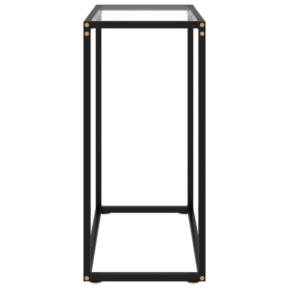 Wandtafel 60x35x75 cm gehard glas transparant MeubelReus