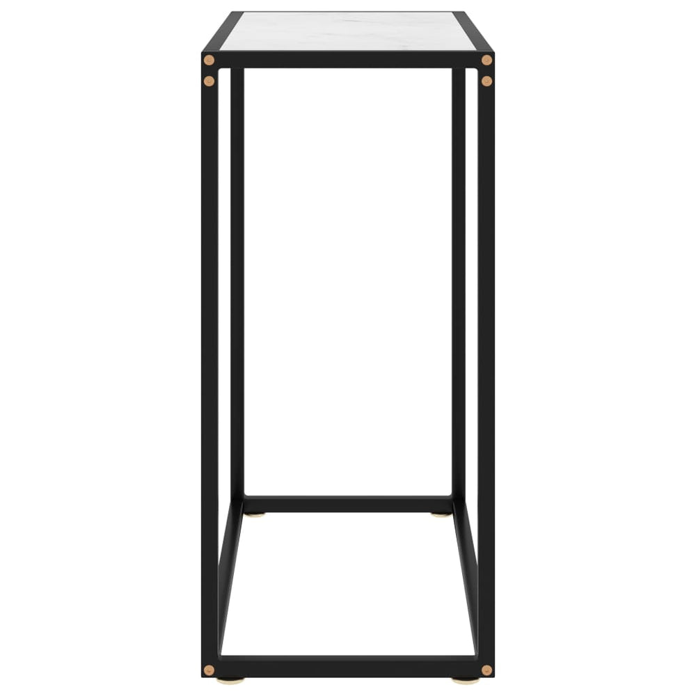 Wandtafel 60x35x75 cm gehard glas wit MeubelReus