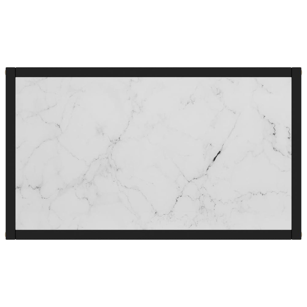 Wandtafel 60x35x75 cm gehard glas wit MeubelReus