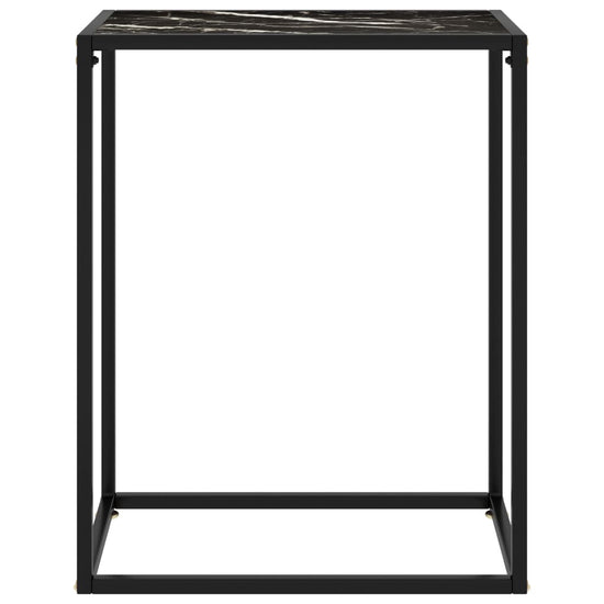 Wandtafel 60x35x75 cm gehard glas zwart MeubelReus