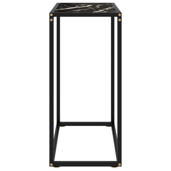 Wandtafel 60x35x75 cm gehard glas zwart MeubelReus