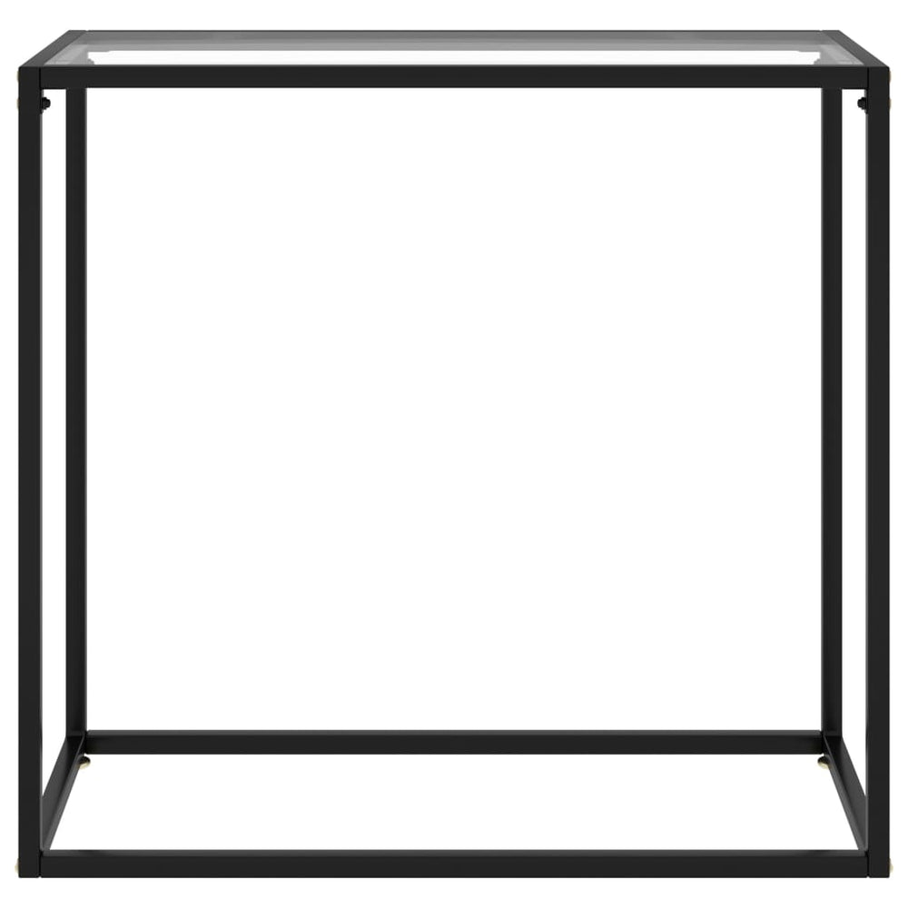 Wandtafel 80x35x75 cm gehard glas transparant MeubelReus