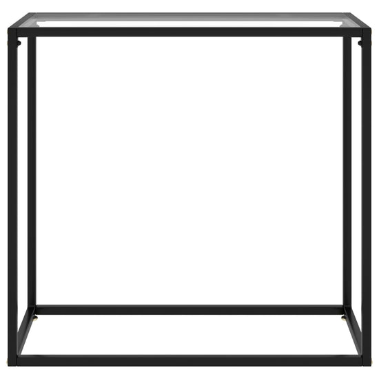 Wandtafel 80x35x75 cm gehard glas transparant MeubelReus