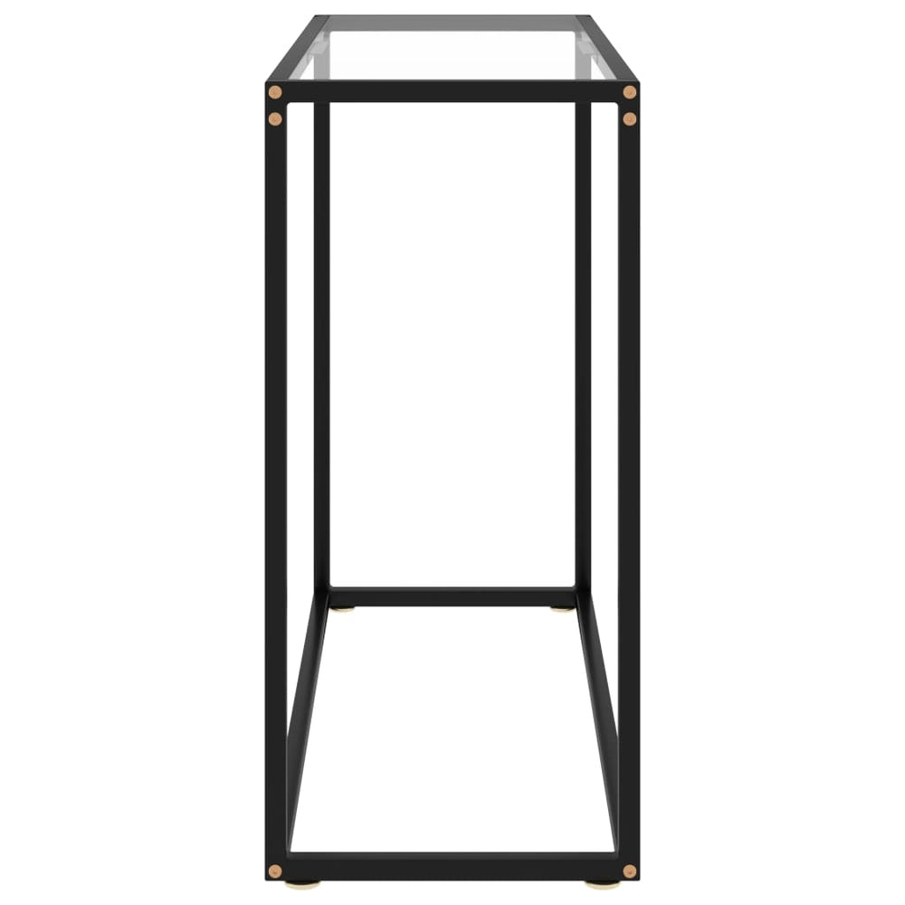 Wandtafel 80x35x75 cm gehard glas transparant MeubelReus