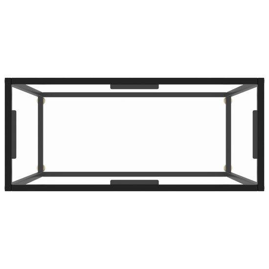 Wandtafel 80x35x75 cm gehard glas transparant MeubelReus