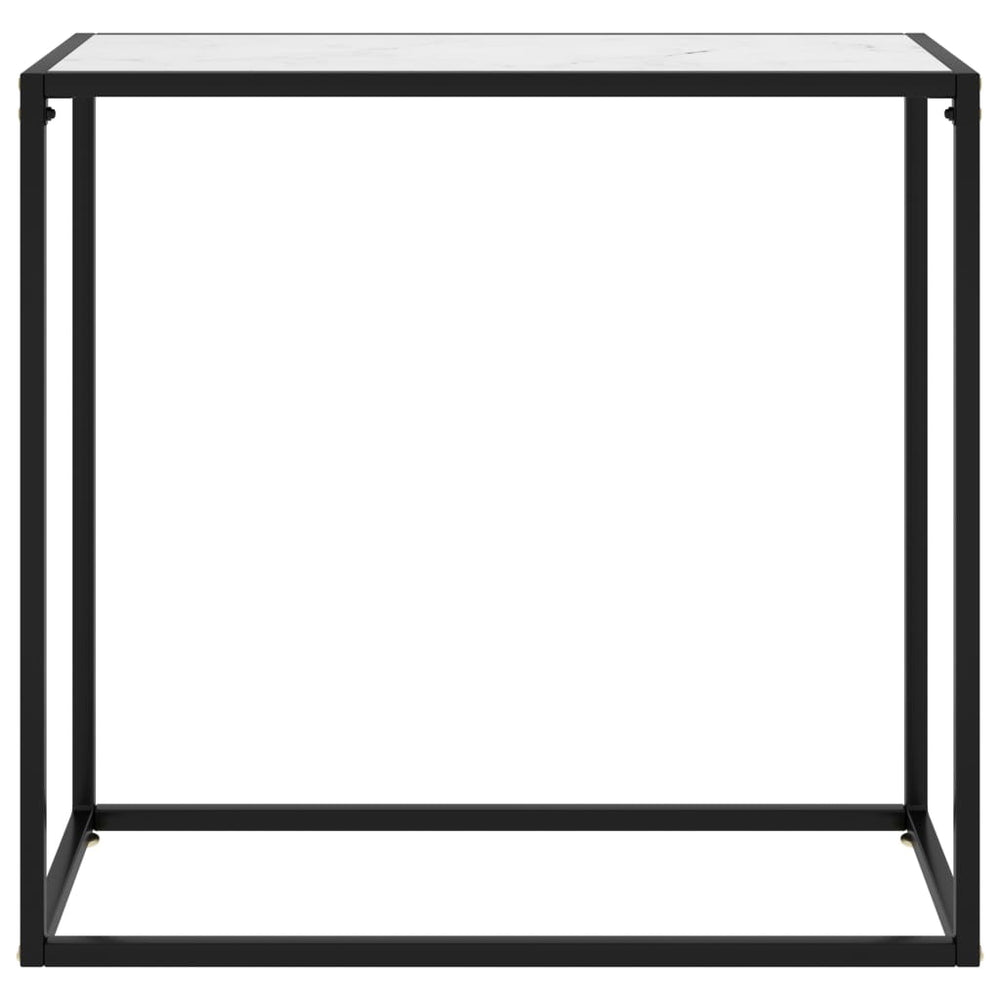 Wandtafel 80x35x75 cm gehard glas wit MeubelReus