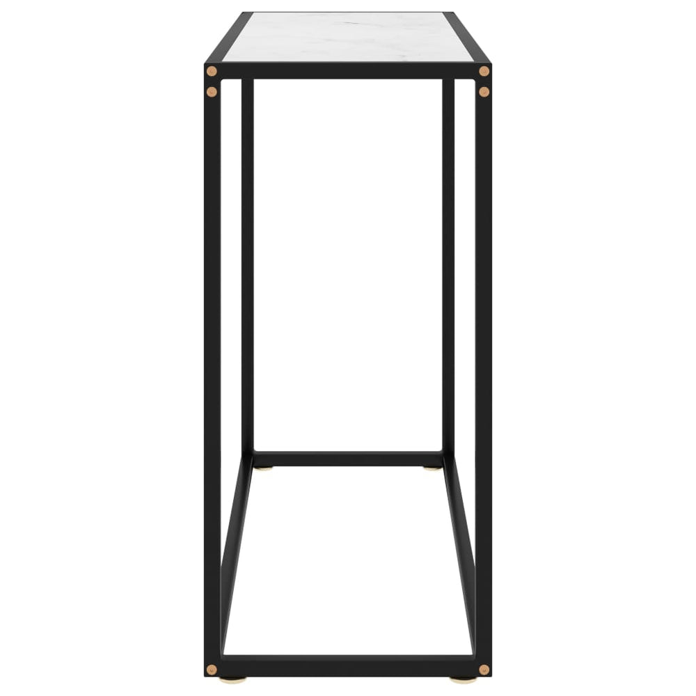 Wandtafel 80x35x75 cm gehard glas wit MeubelReus