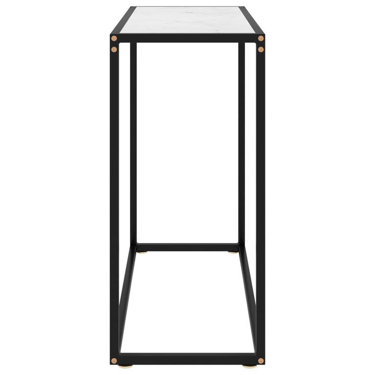 Wandtafel 80x35x75 cm gehard glas wit MeubelReus