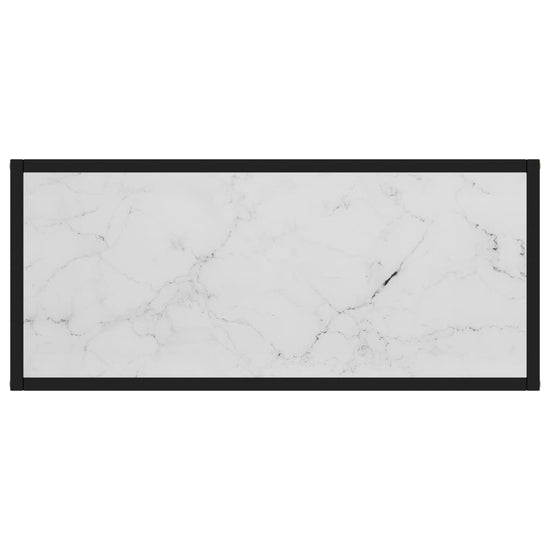 Wandtafel 80x35x75 cm gehard glas wit MeubelReus