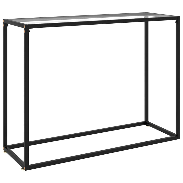 Wandtafel 100x35x75 cm gehard glas transparant MeubelReus
