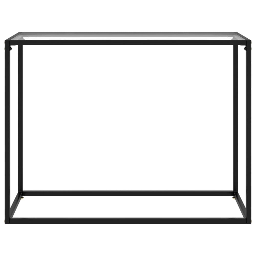 Wandtafel 100x35x75 cm gehard glas transparant MeubelReus