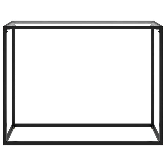 Wandtafel 100x35x75 cm gehard glas transparant MeubelReus