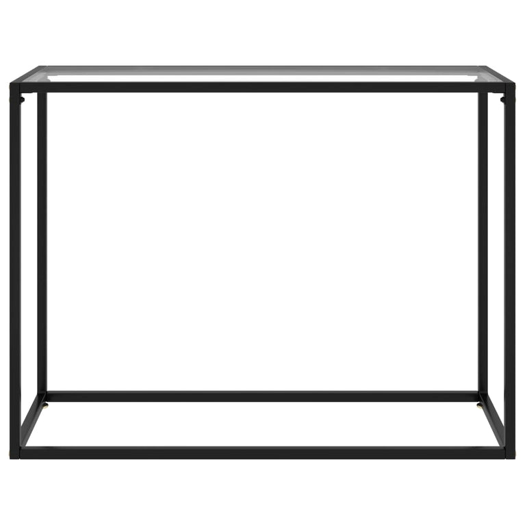 Wandtafel 100x35x75 cm gehard glas transparant MeubelReus