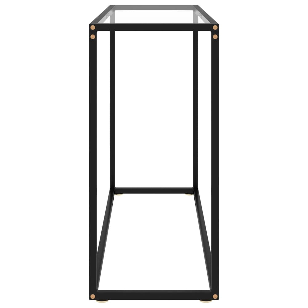 Wandtafel 100x35x75 cm gehard glas transparant MeubelReus