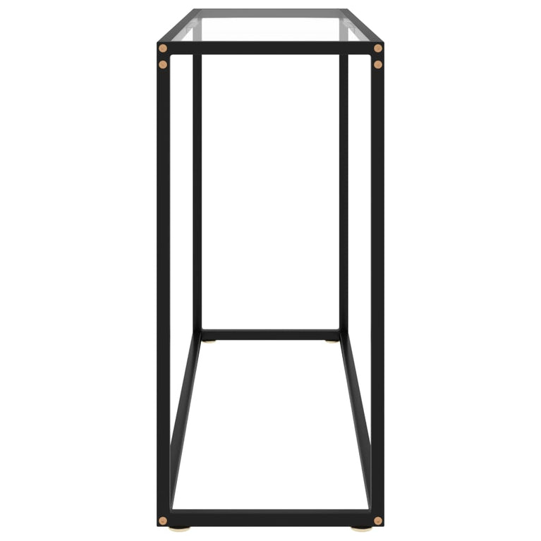 Wandtafel 100x35x75 cm gehard glas transparant MeubelReus