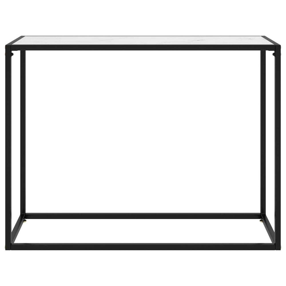 Wandtafel 100x35x75 cm gehard glas wit MeubelReus