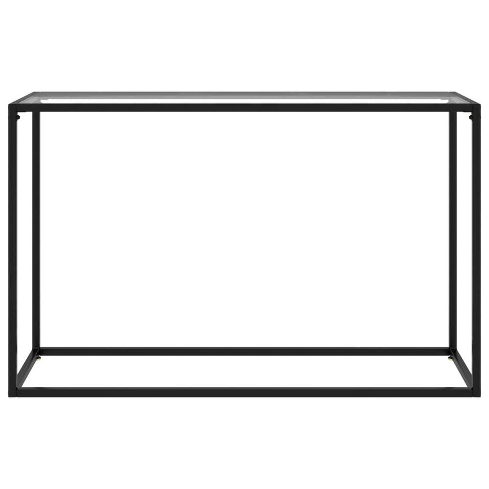 Wandtafel 120x35x75 cm gehard glas transparant MeubelReus
