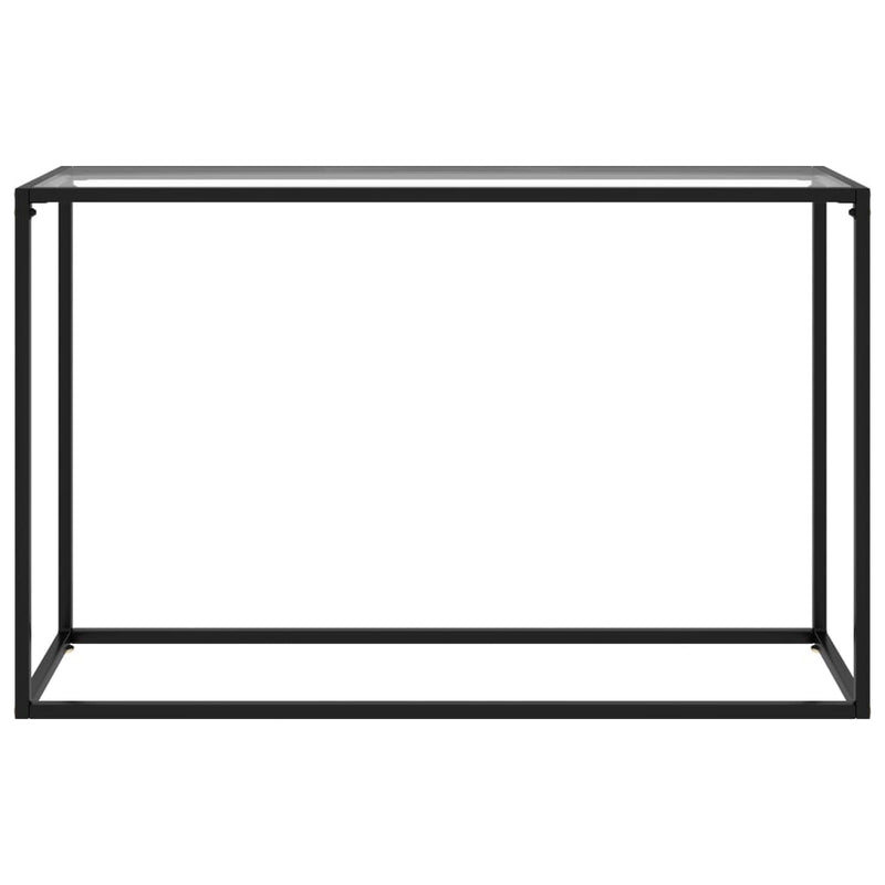Wandtafel 120x35x75 cm gehard glas transparant MeubelReus