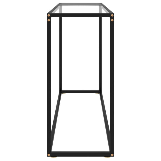 Wandtafel 120x35x75 cm gehard glas transparant MeubelReus