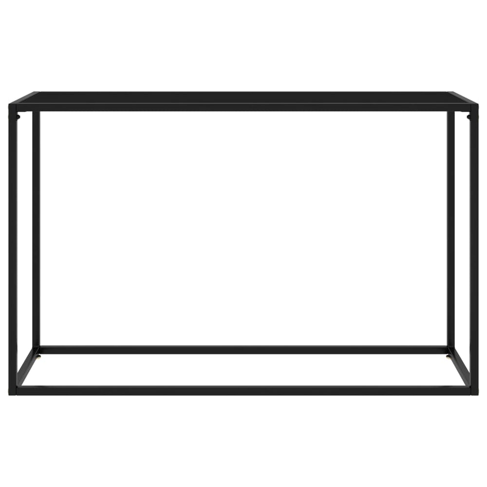Wandtafel 120x35x75 cm gehard glas zwart MeubelReus