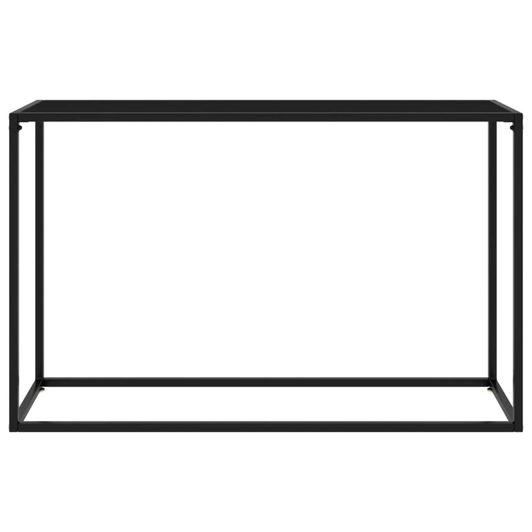 Wandtafel 120x35x75 cm gehard glas zwart MeubelReus