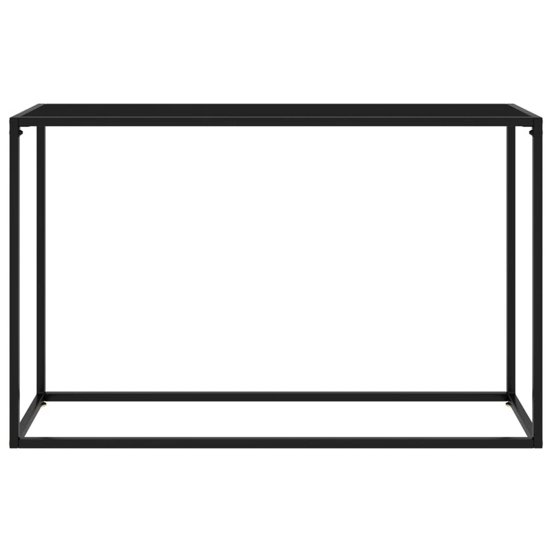 Wandtafel 120x35x75 cm gehard glas zwart MeubelReus