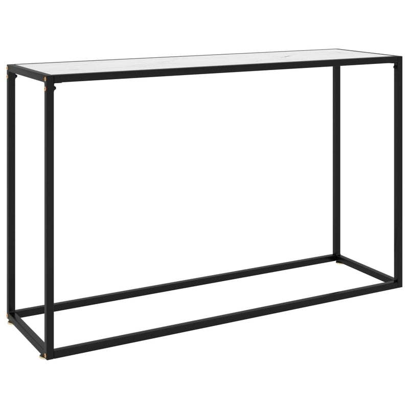 Wandtafel 120x35x75 cm gehard glas wit MeubelReus