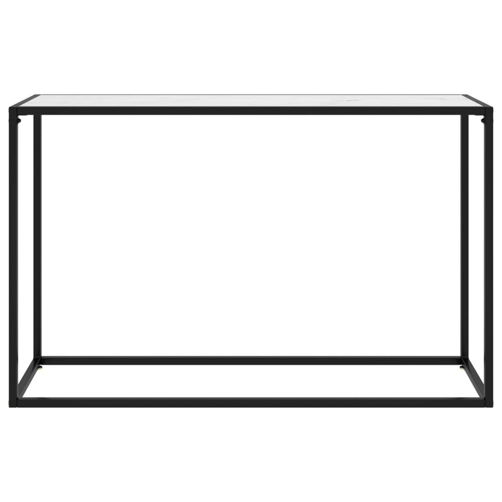 Wandtafel 120x35x75 cm gehard glas wit MeubelReus