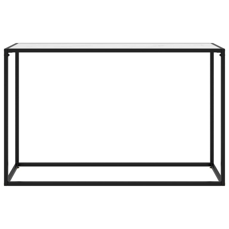 Wandtafel 120x35x75 cm gehard glas wit MeubelReus