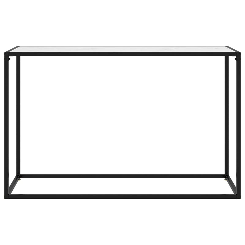Wandtafel 120x35x75 cm gehard glas wit MeubelReus