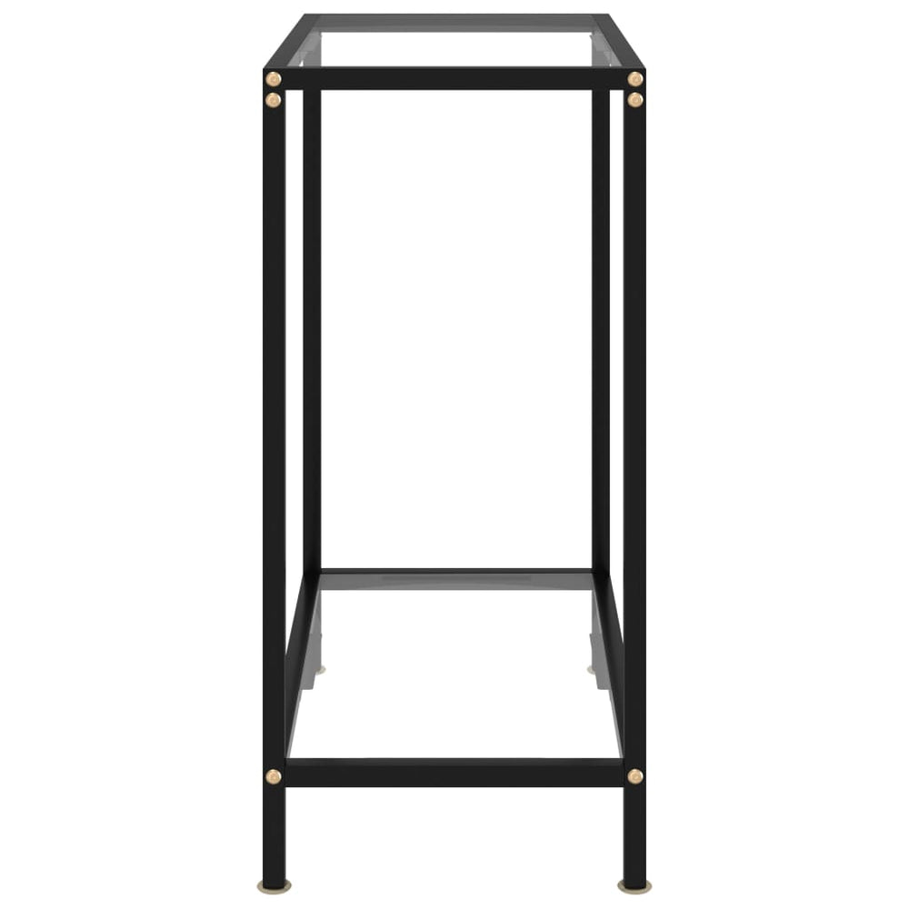 Wandtafel 60x35x75 cm gehard glas transparant MeubelReus