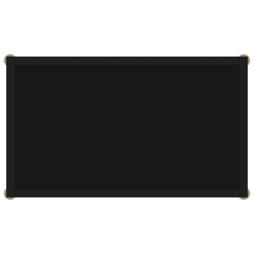 Wandtafel 60x35x75 cm gehard glas zwart MeubelReus