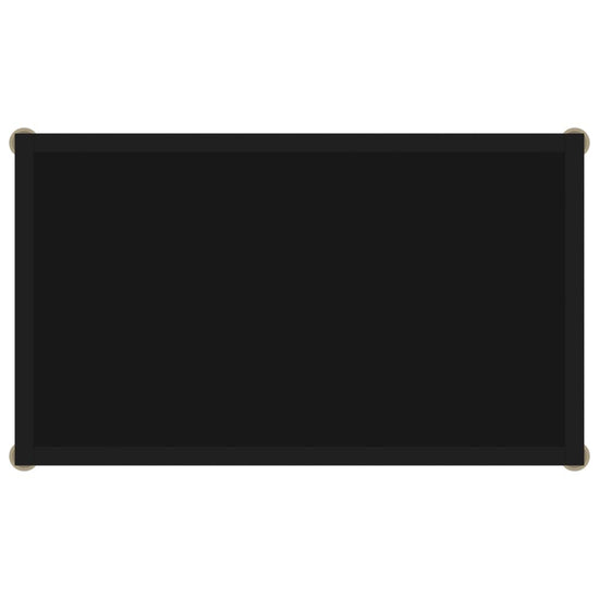 Wandtafel 60x35x75 cm gehard glas zwart MeubelReus